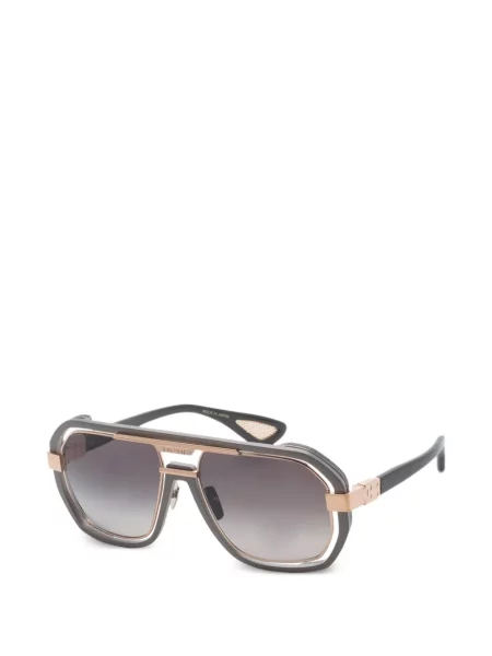 Ochelari de soare Bugatti cu imprimeu geometric gri
