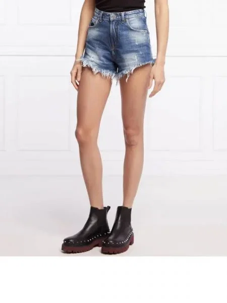 John Richmond Pantaloni scurți APOPI | denim albastru