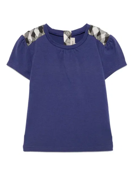 Dětské top Burberry modrý