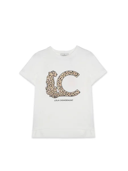 Lola Casademunt Majica tamo žuta / crna bijela