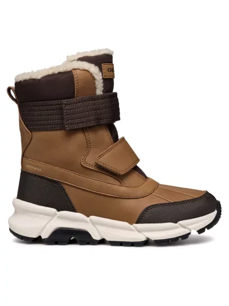 Μπότες Χιονιού Geox J Flexyper Plus Boy S καφέ