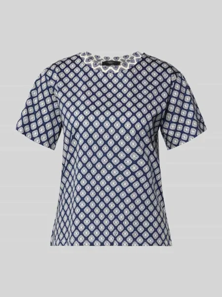 Męski t-shirt o kroju regular fit z czystej bawełny model BUSSOLA' Weekend Max Mara