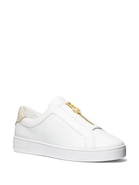 Matlasat sneakerși Michael Michael Kors din piele alb
