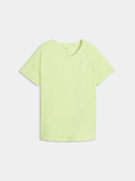 Спортивна футболка PUMA Everyday Cloudspun Ss Tee W комбінований верх зелений