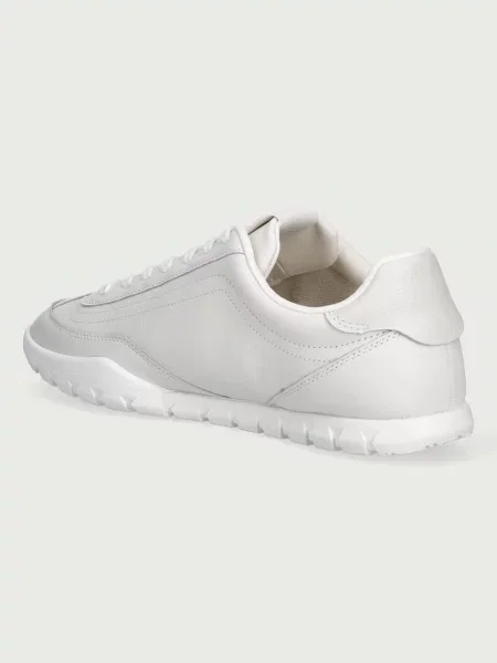 Tommy Jeans LOW LONG LACE RUNNER sneakersy skórzane białe