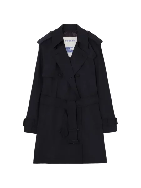 Scurt trenci Burberry de lână albastru