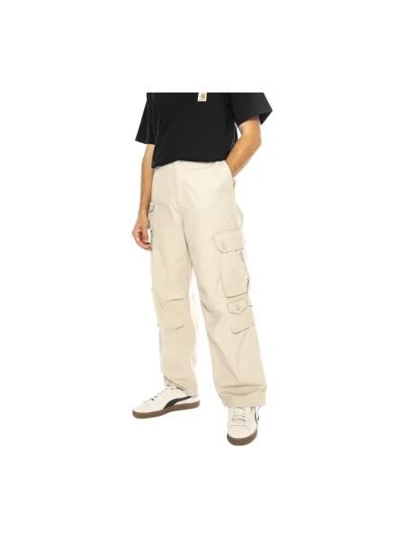 Spodnie Carhartt Wip beżowe