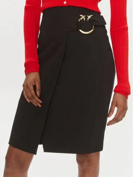 Pinko Fustă mini Eurito Regular Fit negru