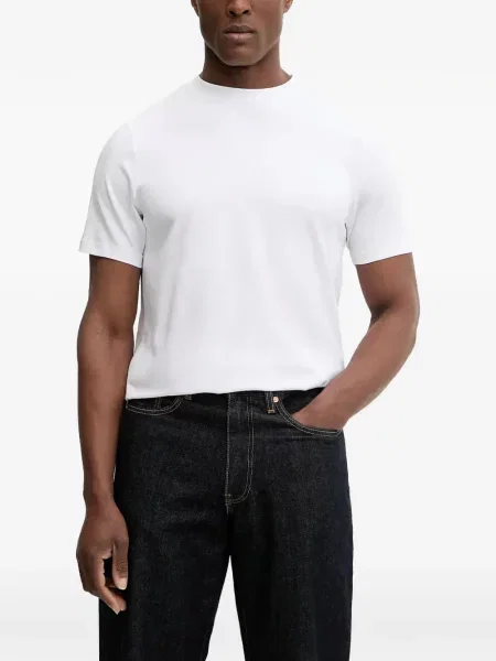 Tricou Karl Lagerfeld cu aplicații alb