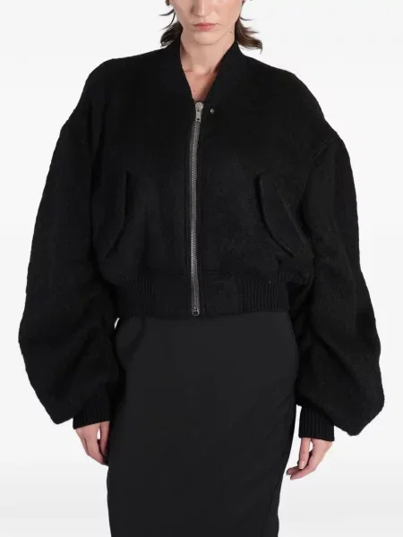 Decupat geacă bomber Rick Owens negru
