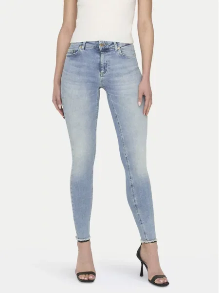 ONLY Jeansy Blush Skinny Fit niebieski