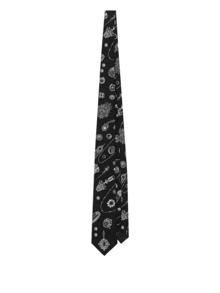 Cravată Dolce & Gabbana cu imagine negru