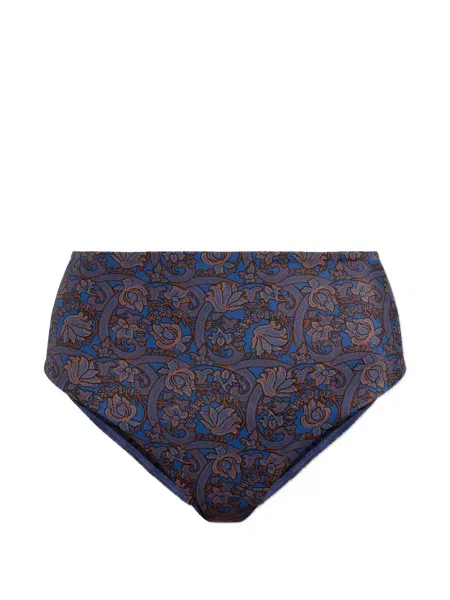 Bikini Matteau cu imagine cu model paisley albastru
