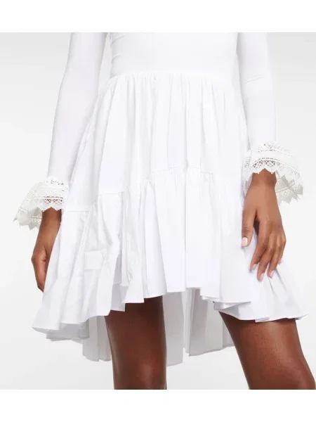 Rochie Caroline Constas din jerseu alb