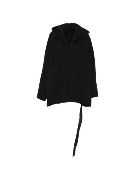 Hanorac cu glugă Rick Owens Drkshdw cu decolteu în V negru