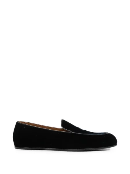 Pantofi loafer Tom Ford de catifea albastru