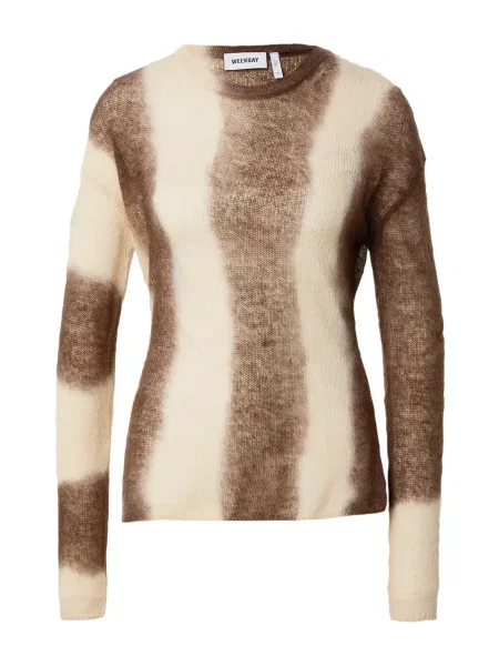 WEEKDAY Pulover Tina / maro bej