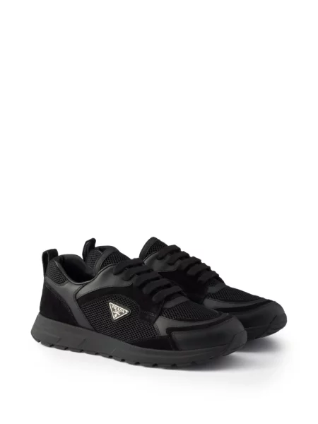 Sneakerși Prada din piele negru