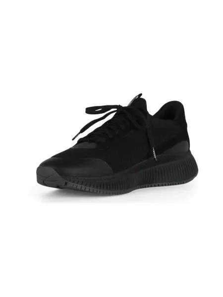 Sneakersy Boss skórzane czarne