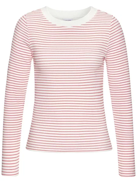 LASCANA Tricou crem roșu