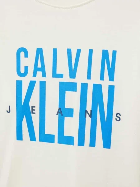 T-shirt z nadrukiem z logo Calvin Klein Jeans