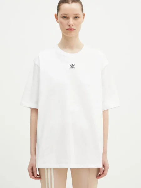 Tricou adidas Essentials Boyfriend Tee White XS alb