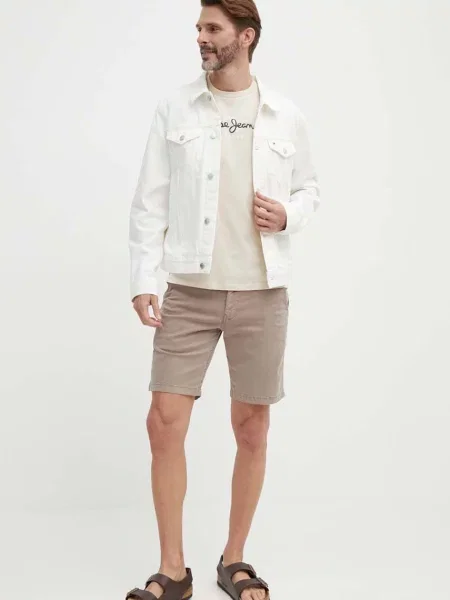 Pepe Jeans tričko EGGO N béžové