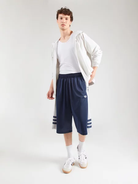 ADIDAS ORIGINALS Nohavice indigo biela