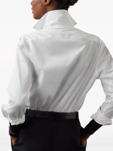 Cămașă Ralph Lauren Collection lungă alb