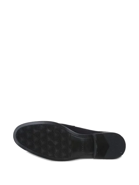 Pantofi loafer Doucal's din piele de căprioară albastru