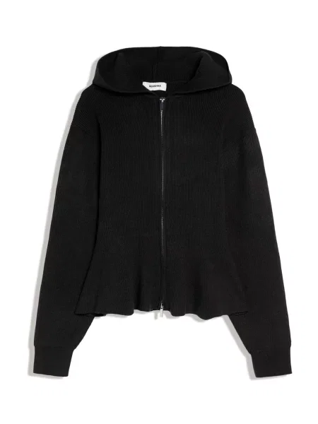 Bershka Geacă tricotată negru