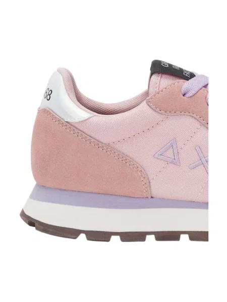 Sneakersy Sun68 skórzane casual różowe