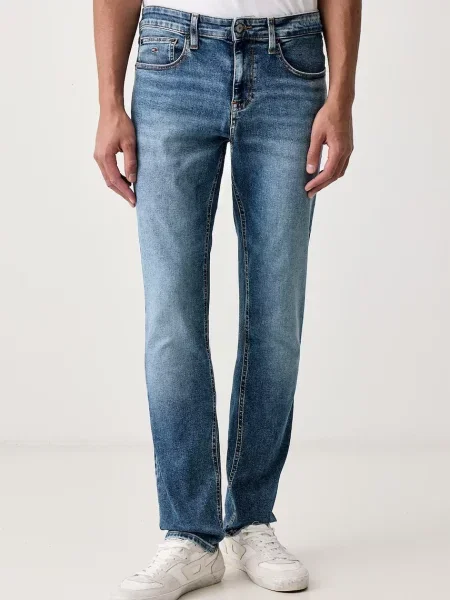 Jeans hlače Tommy Jeans modra