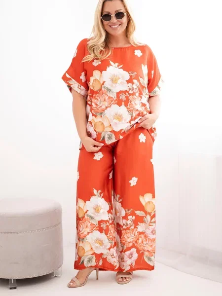 Bluză Kesi Włoski cu model floral