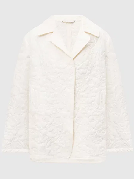 Стьобана куртка у квітковий візерунок Ermanno Scervino біла
