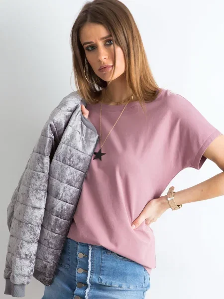 Tricou Fashionhunters roz