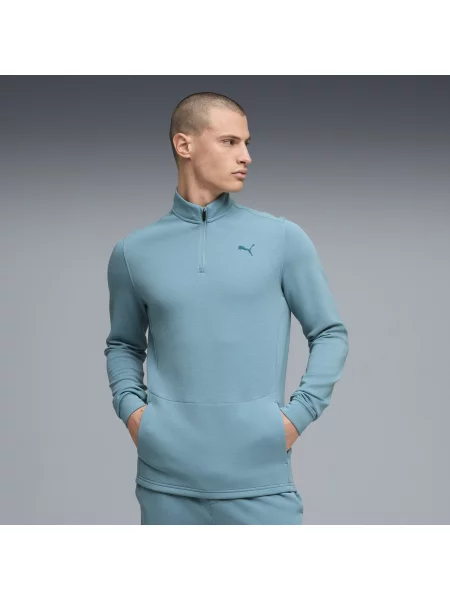 PUMA bluza treningowa z zamkiem CLOUDSPUN Odzież S niebieski