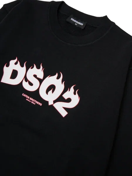 Bluza dziecięca Dsquared2 czarna