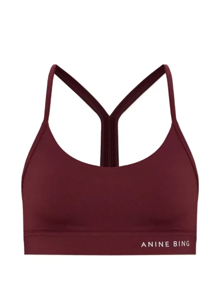 Sală de gimnastică sutien Anine Bing cu imagine roșu