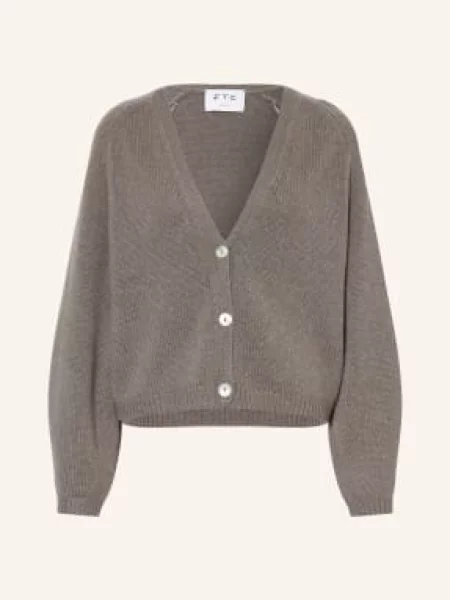 Ftc Cashmere Kardigan Z Kaszmiru gruen