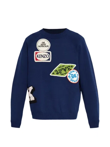 Pulover Kenzo lung albastru