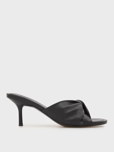 Кожаные мюли Prpy черные