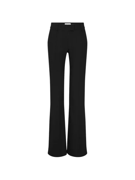 Pantaloni Marine Serre de lână evazate negru