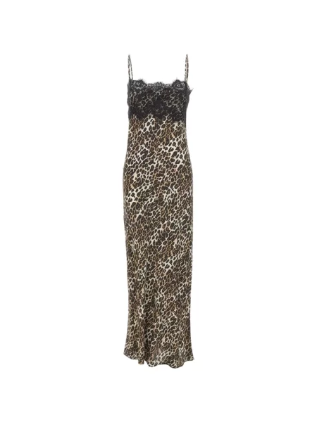 Rochie maxi Herskind cu imagine cu model leopard din dantelă