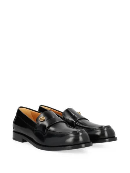 Pantofi loafer Versace din piele negru