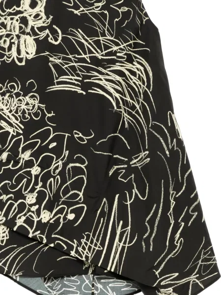 Top Jnby cu model floral negru