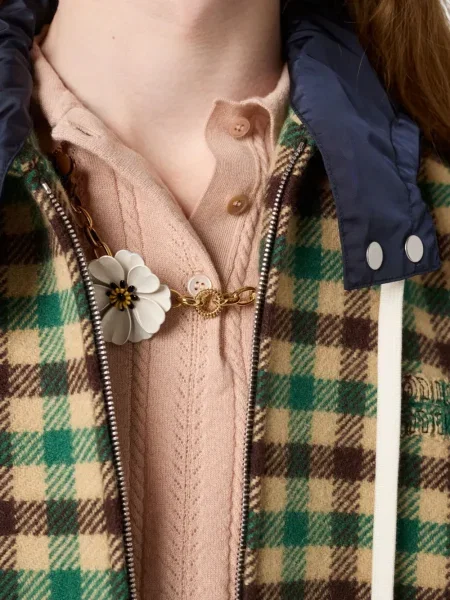 Плетена поло тениска Miu Miu розово
