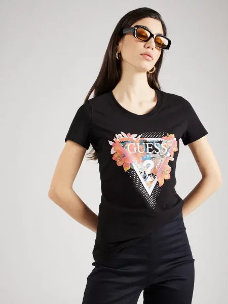 Тениска Guess черно