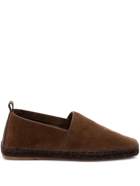 Espadrile Castaner din piele de căprioară maro