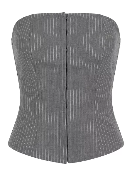Studioselect Top Gianna gri alb